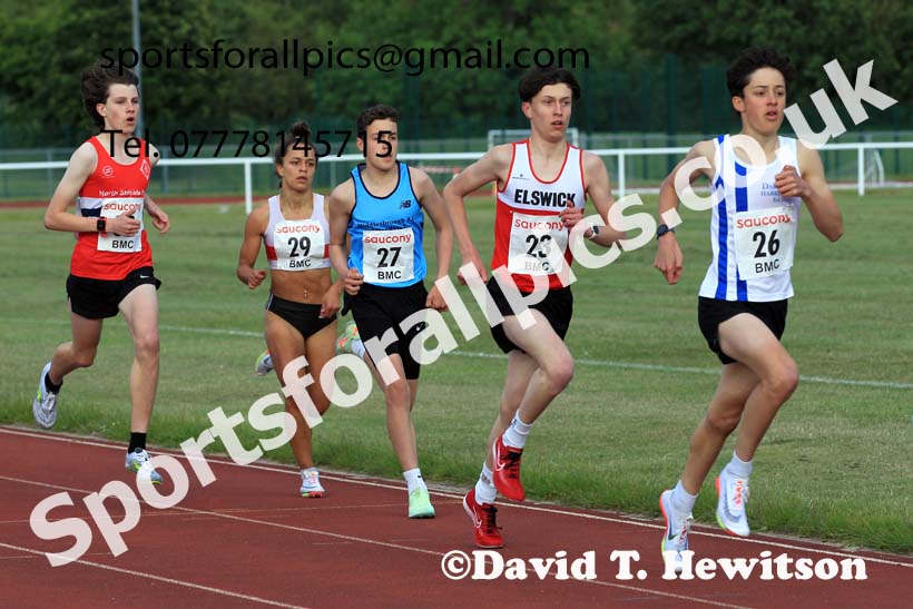 The 1500 metres, 2022 BMC Chester le Street. Photo: David T. Hewitson/Sports for All Pics